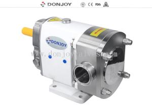 China Stainless Steel Lobe Rotary Pump Fit Regulating Syrup Candy Chocolate Pharmacy factory
