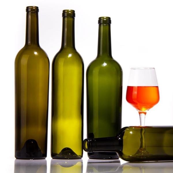 187ml 375ml 500ml 700ml 750ml Clear Empty Bordeaux Shape Wine Glass Bottle Red