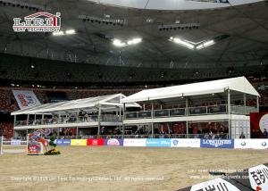 China Sport Venue Event Exhibition Double Decker Tents Clear Span Fireproof factory