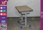 Height Adjustable Floor Free Standing Kids School Desk Chair With Foot Rest