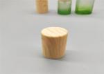 Empty Small 15ml Cosmetic Glass Bottles Lotion Gradient Perfume With Wooden Cap