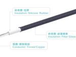 UL3071 600V 200C 13-18AWG Silicone Fiberglass Wire FT2 Tinned Copper Wire for
