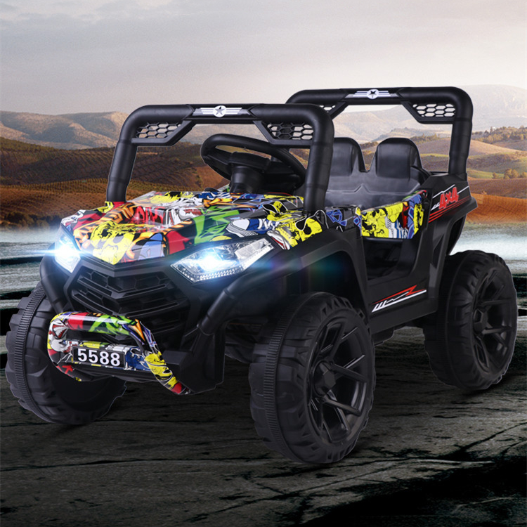 Unisex Ride On 12v Electric Off-Road Car with Music and Light G.W. N.W 14KGS/12KGS