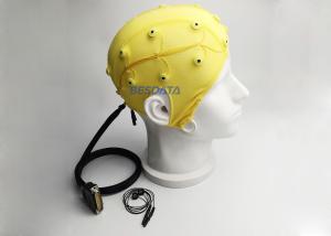 China 64 Channel Gold EEG Electrode Cap Disposable Monopolar Needle factory