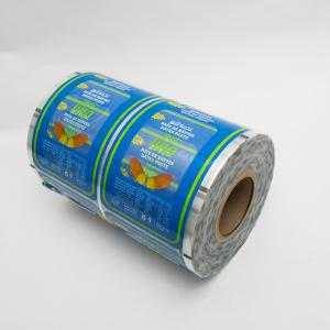 China PET PE Lidding 340mm Evoh Food Packaging Film Printed Colors For Plastic Tray Lock Seal factory