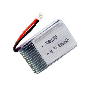 China High Power 220mAh 3.7 V Rechargeable Lithium Polymer Battery on sale