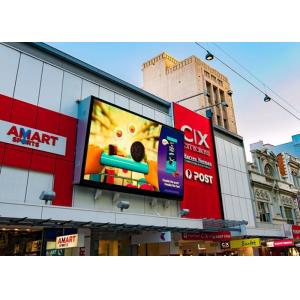 Building P10 SMD LED Screen Advertising Billboard Super Clear Vision 3 Years