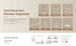 Cutlery Holder Wall Mounted Kitchen Organizer Set Perfect Solution For Small