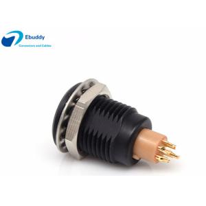 Right Angle FHG 0B Lemo 7 Pin Connector Elbow Plug Black Color FHG.0B.309