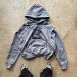 2025 New Design Vest Hoodie Custom Heavyweight 100% Cotton Printed Vintage
