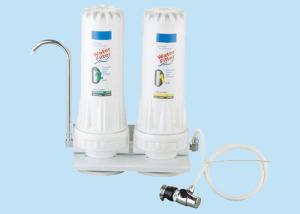 Clear Plastic Water Filter Housing For Counter Top Water Filter PP Brass Thread