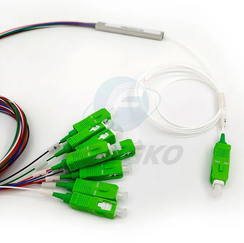 1x2 1x4 1x8 1x16 2x8 2x16 PLC Splitter PLC Fiber Optical Splitter with SC APC UPC Connector
