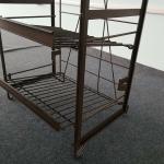 Floor Retail Shoe Rack / Retail Floor Display 136SETS Loading Quantity