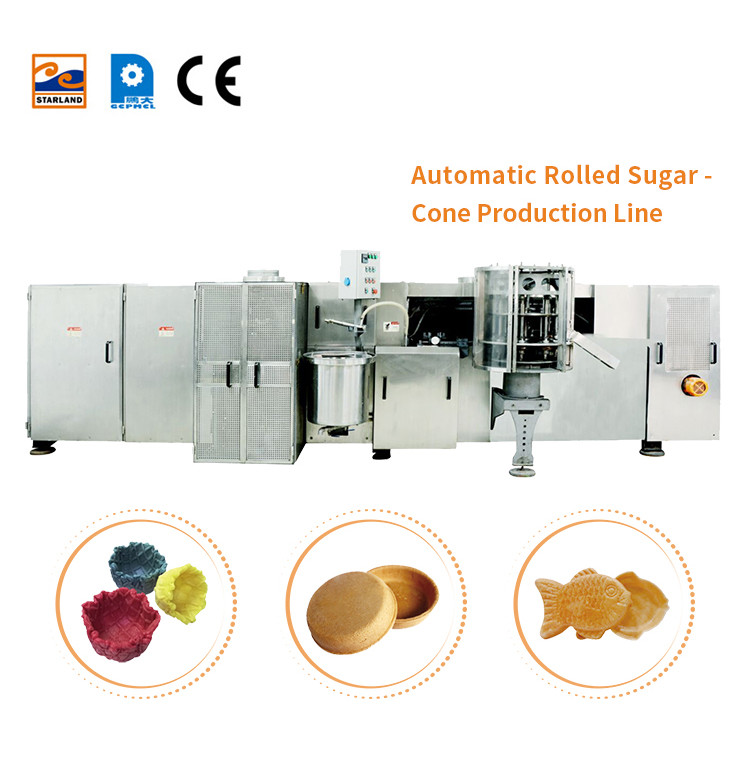 Stainless Steel , Automatic Waffle Basket Production Line.