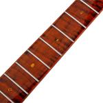 Tiger Flame Maple Guitar Neck Replacement Fender Stratocaster Maple Neck Abalone