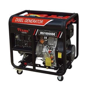 China 60HZ 7kw Portable Diesel Power Generator 8500 rated watts 15 HP engine factory