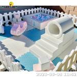 Latest Soft Play Indoor Playground Equipment Kids Large Soft Play Set White