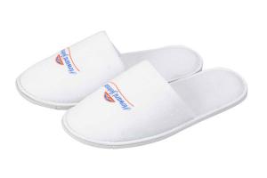 China closed toe hotel room slippers factory