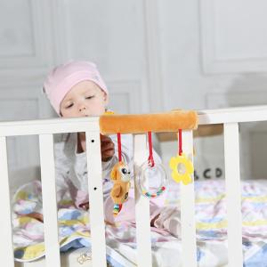 China Singring Baby Pram Crib Elephant Activity Spiral Plush Toys on sale