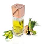Olive Oil Dispenser Glass Seasoning Bottles Glass Body And ABS Lid Materials