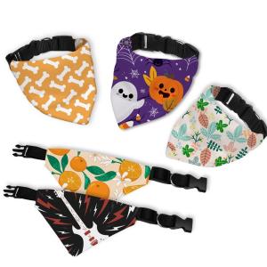 China Customizable Sublimation Pet Blanks Sublimation Pet Bandana With Different Sizes factory