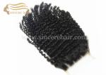20" Clouser Hair Extensions - 20" Black Body Wave Virgin Remy Human Hair Clouser