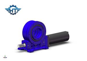 China Vertical Slew Drive Gearbox For Automatic Solar Trackers 2*60, 2*54 Two Portrait Arrangement factory