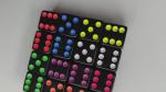 Professional Plastic Dominoes Board Game Set Customized