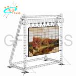 LED screen ground supports display truss structures