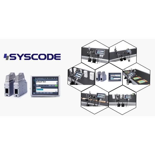 High Speed Industrial Online Inkjet Printer Touch Screen 300DPI For QR Code And Barcode