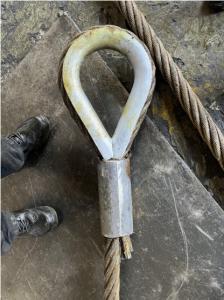 China Slings With Both Ends Aluminum Ferrules Mechanically Spliced Heavy Duty Lifting factory