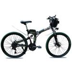 Non Slip 26 Inch Electric Bicycle , 21 Speed Fold Up Electric Bike 48v