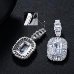 High Quality Women Vintage Luxury Rhinestone Earring jewelry CZ Zirconia Drop