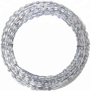 China 2.5mm Diameter Galvanized Barbed Wire Concertina Coil for Outdoor Security by Direct factory