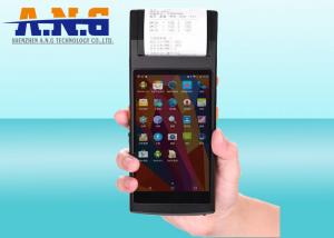 China 5.5 Inch Android 6.0 GPS PDA NFC Reader 1D/2D Barcode Scanner 58mm Printer Fingerprint Terminal factory