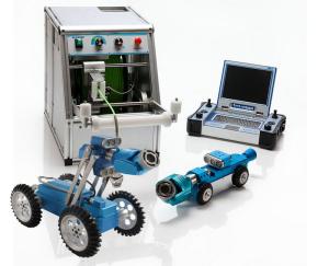 China Portable Waterproof Pipe Inspection Robot / All In One Sewer Inspection Robot factory