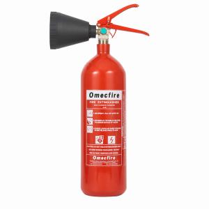 China 2kg Carbon Dioxide Fire Extinguisher CO2 Small Red Cylinder factory