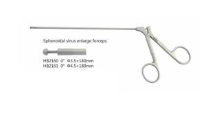 China Type 2 Medical Device Sphenoidal Sinus Enlargement Forceps Sinuscopy Surgical Scissors factory