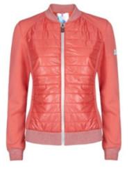 Waterproof Cf Zipper Women's Sport Coat With Silver 1x1 Rib Collar Customized