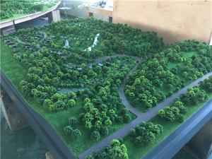 China 1.4x1.2m Trees Model Making Materials For Architectural Tourist Mountain , Display Working Maquette factory