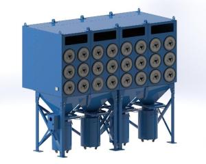 China Construction Industrial Dust Extraction System Cement Planting Low Pressure factory