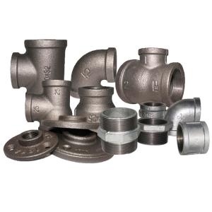 China 1/2-4 NPT Threaded Malleable Iron Pipe Fittings GI Socket Equal Shape on sale