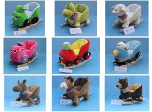China Baby Rocking Animal Chair Cute Baby Toys Little Mermaid Plush Doll factory