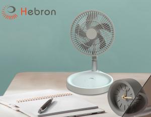 China Plastic Rotary Vane Portable Foldable Fan with Timing function factory