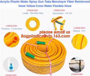China best sale high pressure flexible pvc spray hose pipe in agricultural spraying pump factory