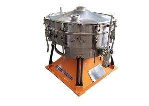 China Round Carbon Steel Tumbler Vibrating Sieve Separator factory