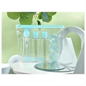 China Customized PET Plastic Bottles and Cream Jars Perfect Travel Kit for Skincare Lovers factory