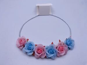 China Children Flower Elastic Hair Bands Rubber Fashion For Wedding factory