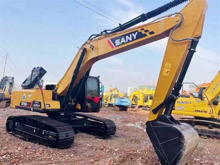 Original 21 Ton Crawler Chain Sany SY215 Used Excavator with 0.93m3 Bucket Capacity