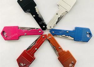 China 12mm Small Folding Utility Knife 0.1mm Aluminum Alloy Key Chain factory